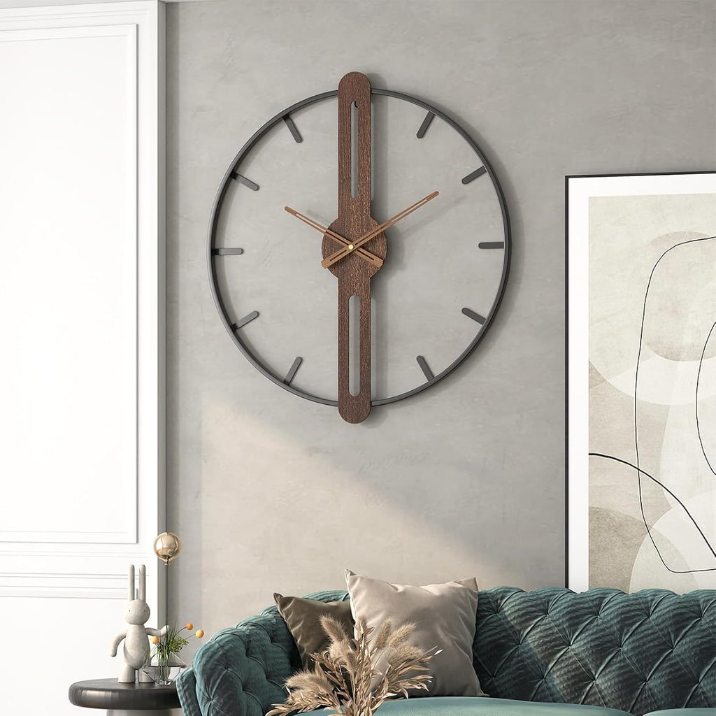 Modern Wood Wall Clock - View 4