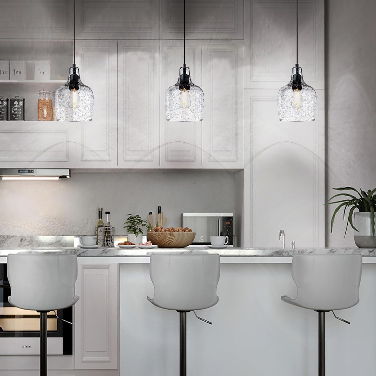 Farmhouse Black Ceiling Light — 1-Light - View 4