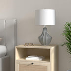 Linen Modern Beige Desk Lamp — 24.5" - View 2