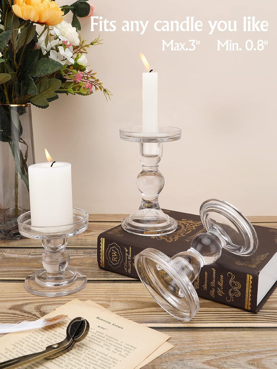 Luxe Blue Candle - View 5