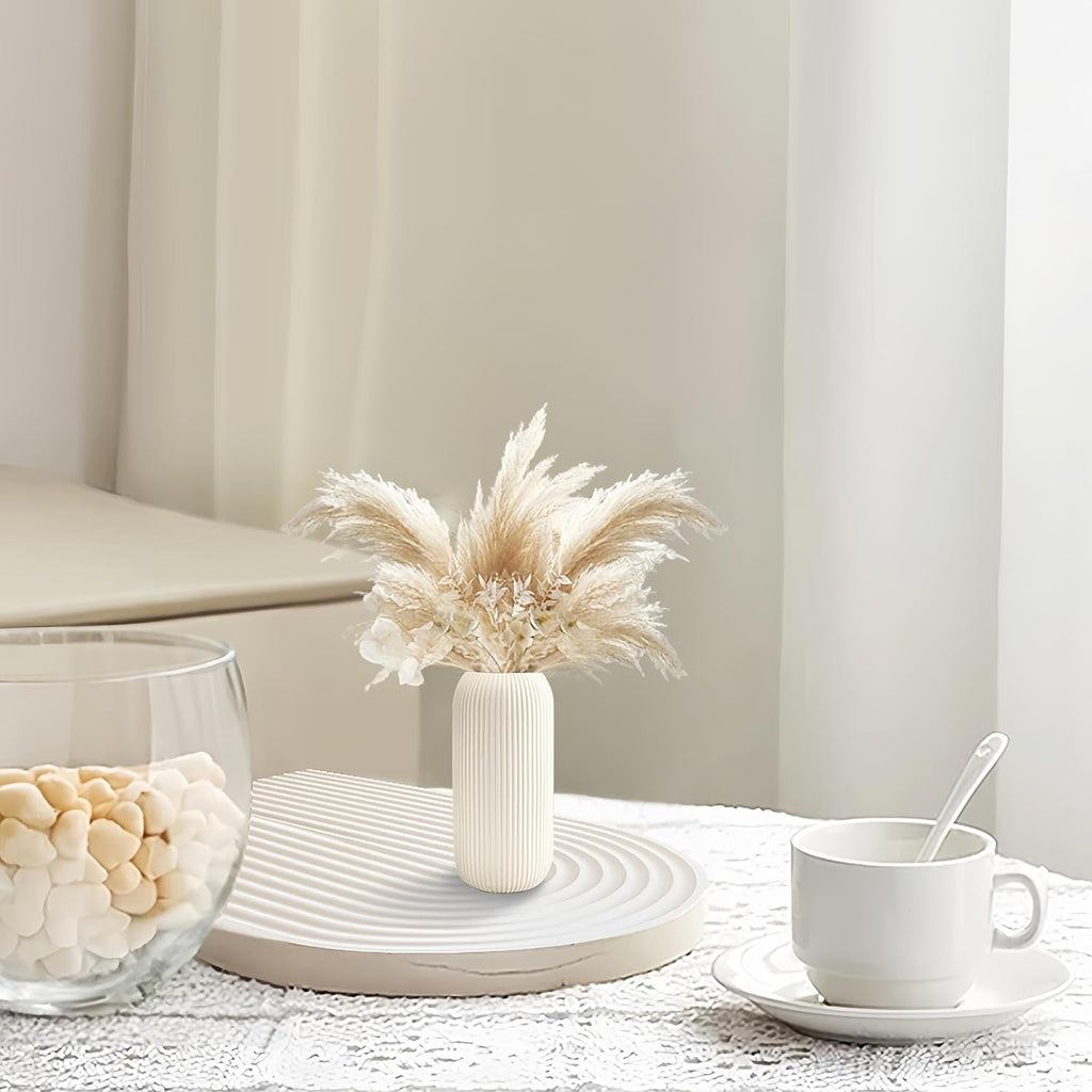 Farmhouse Beige Flower Vase - View 6