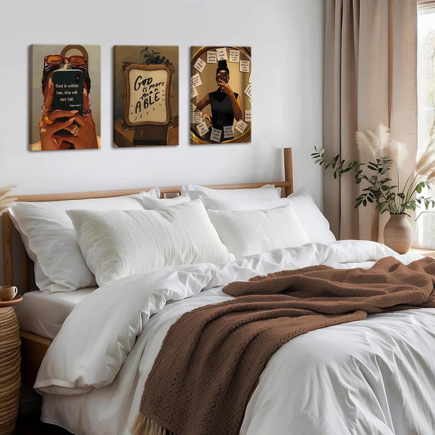 Framed Black Wall Decor — 16" - View 5