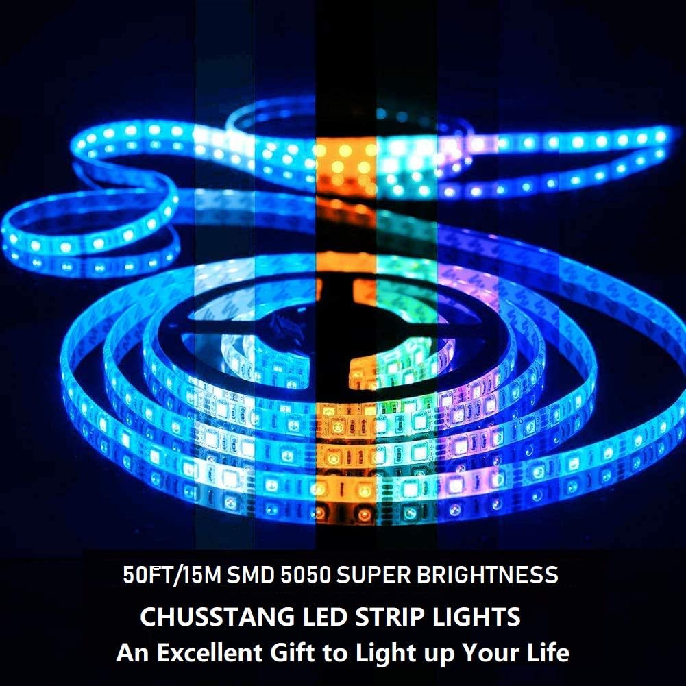 Color Changing Metal LED Strip Lights - View 3