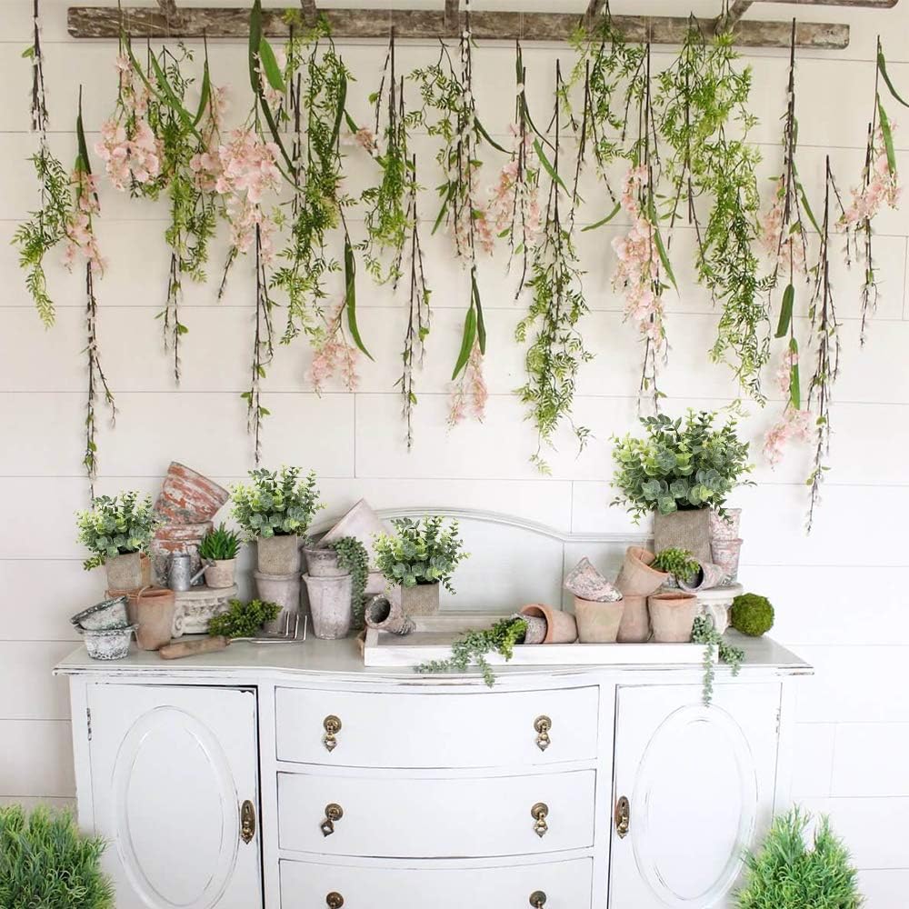 Wood Artificial Plant — 8.3" - View 5