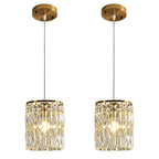 Adjustable Luxe Glass Chandelier