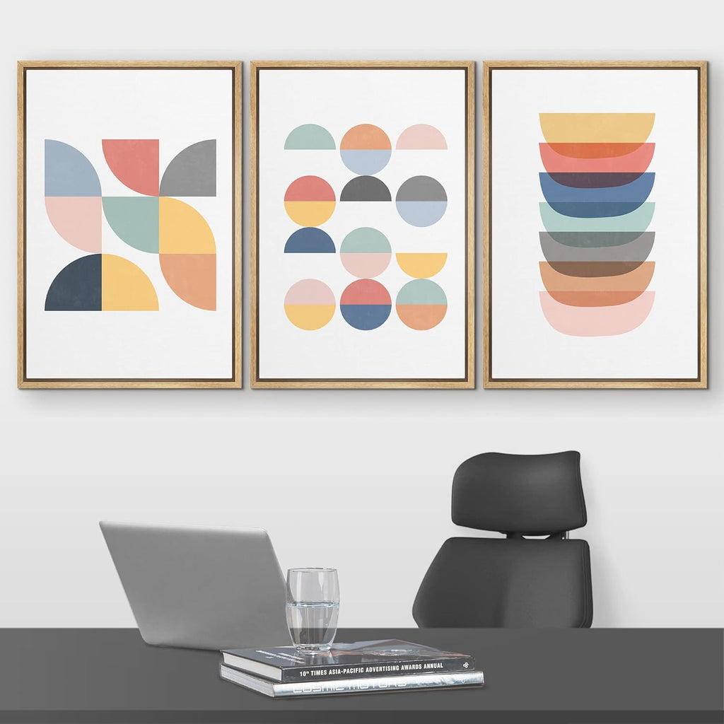 Mid-Century Framed Wall Art — 24" - View 2