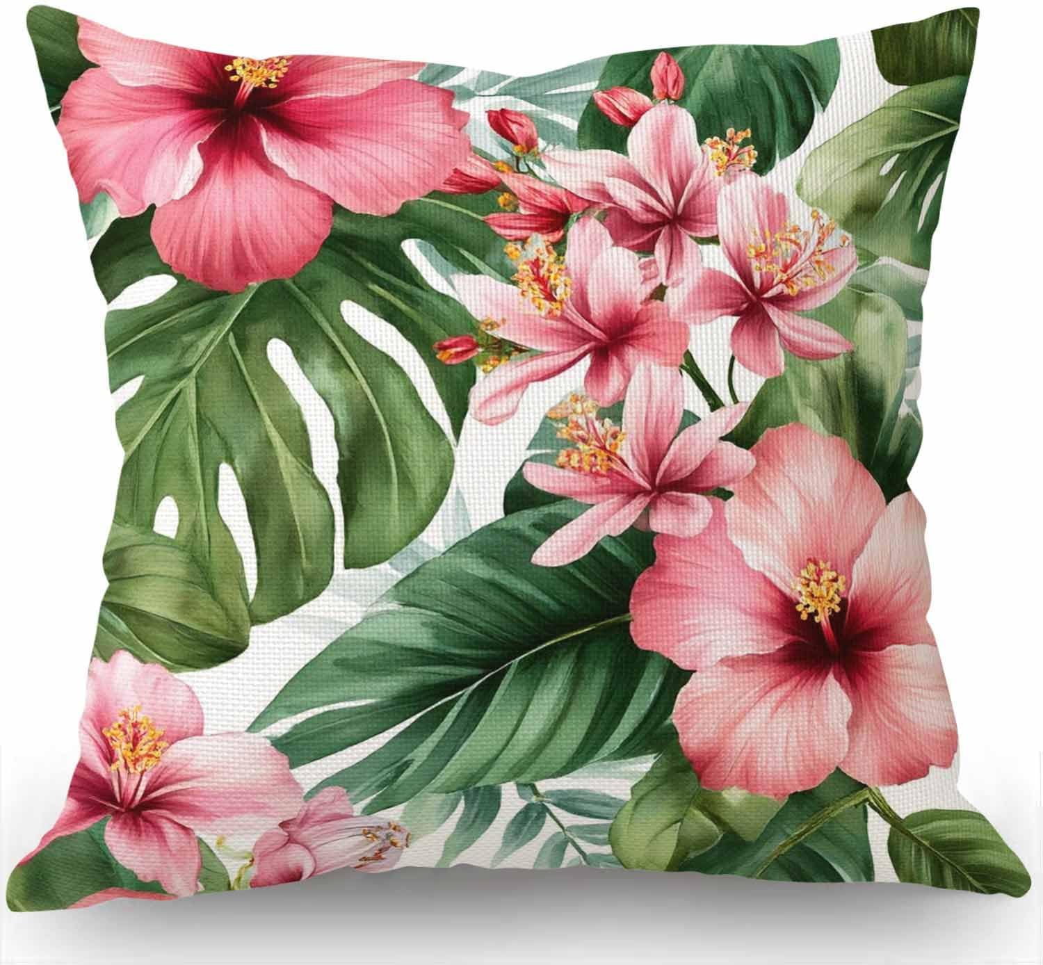 Linen Boho Fabric Pillow Cover — 18" — Sw-010