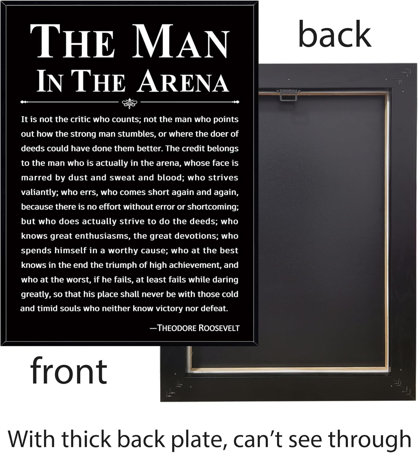 Framed Black Wall Decor - View 4