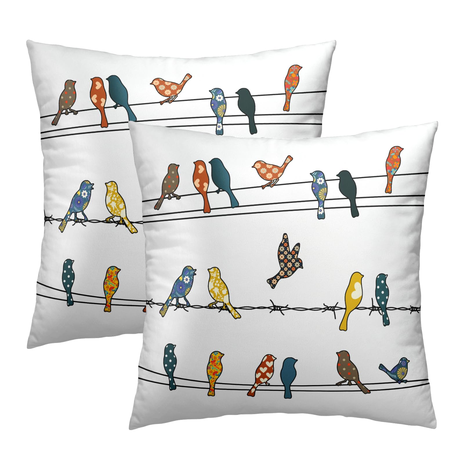 Boho Beige Throw Pillow Cover — 18"