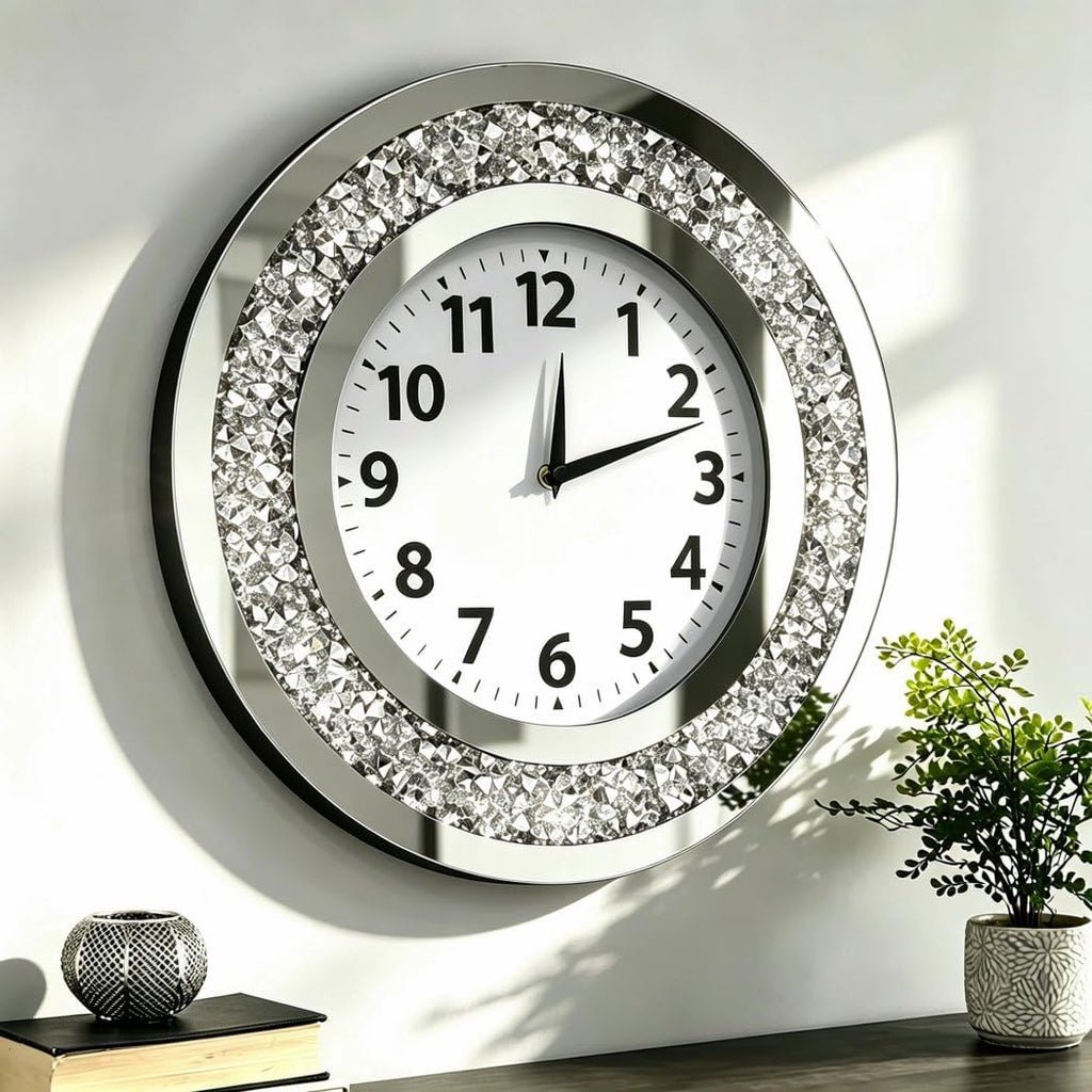 Round Luxe Silver Mirror — 16" - View 4