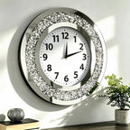 Round Luxe Silver Mirror — 16" - View 4