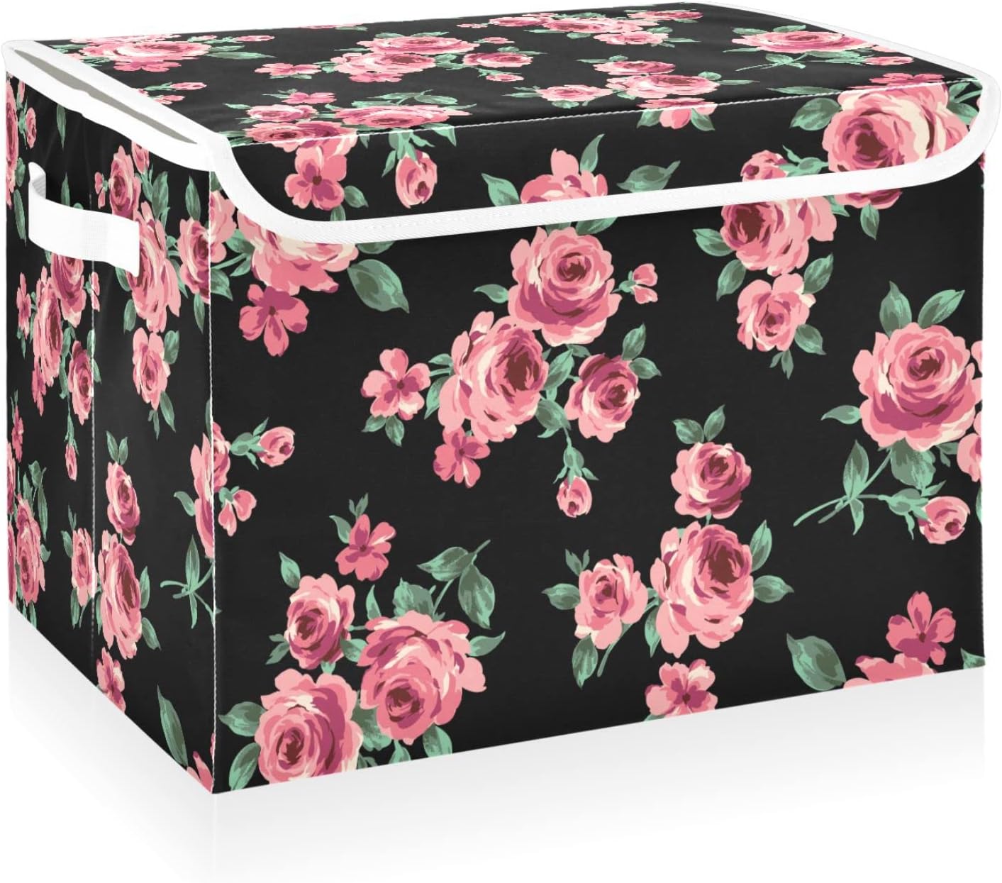 Black Storage Bin — Rose Black