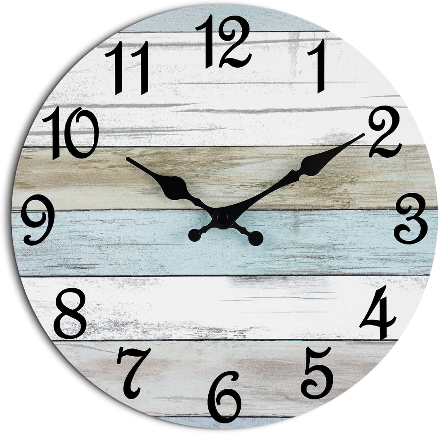Battery Operated Blue Wall Clock — 18" — 8 INCH