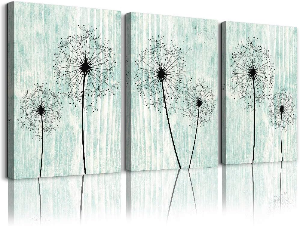Boho Black Canvas Wall Art — 16" — 12x16inches*3pcs