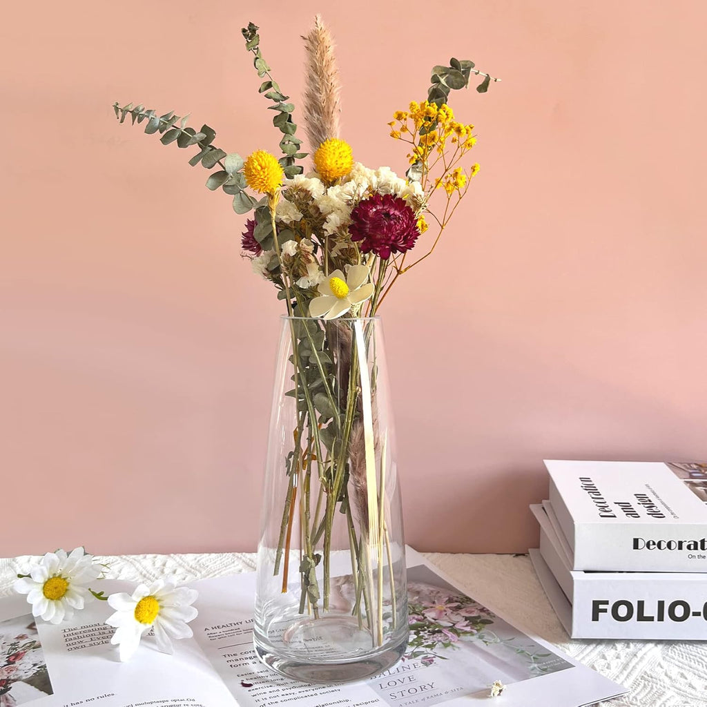 Farmhouse Grey Flower Vase — 8.7" - View 3