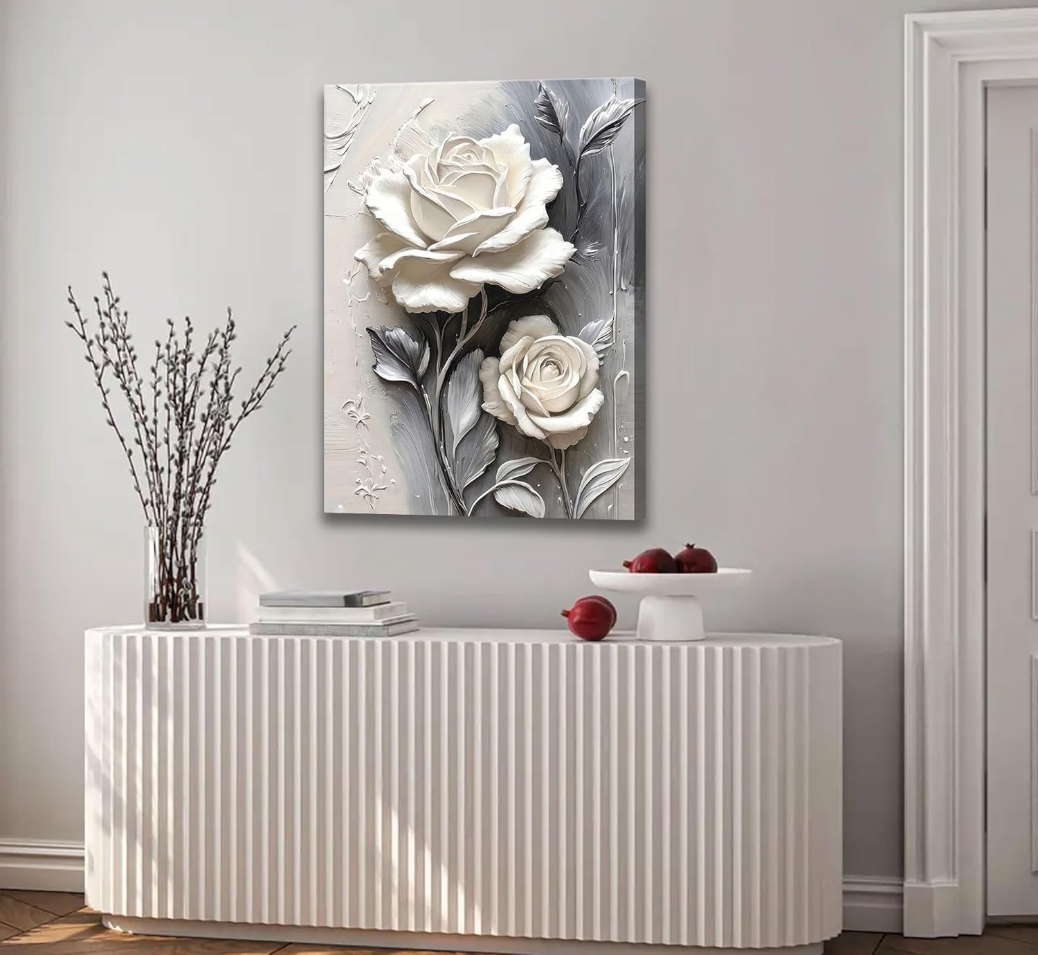 Modern Pink Canvas Wall Art — 16" - View 3