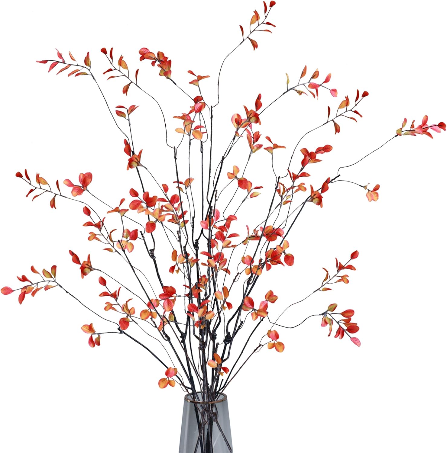 Green Artificial Plant — 38" — Orange