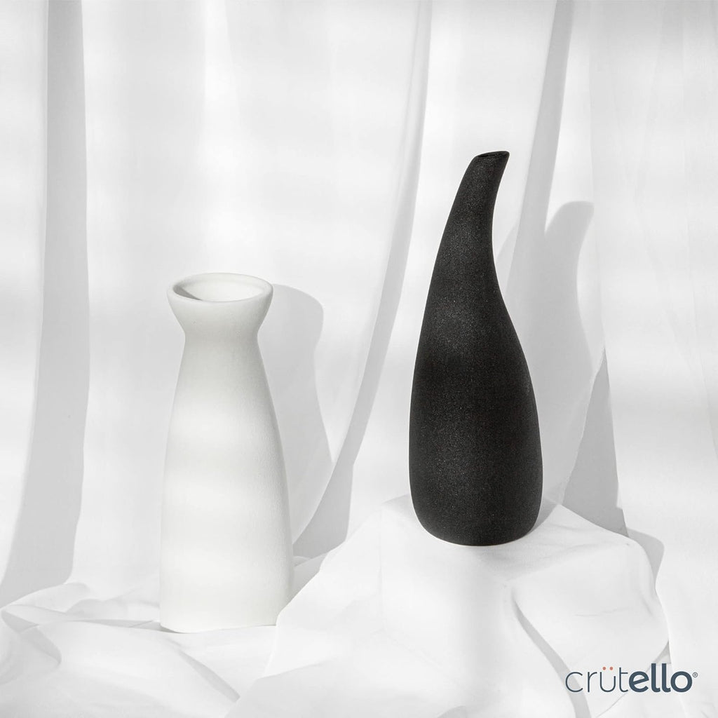 Mid-Century Beige Vase Set - View 2