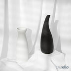Mid-Century Beige Vase Set - View 2