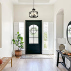 Convertible Farmhouse Black Chandelier - View 5