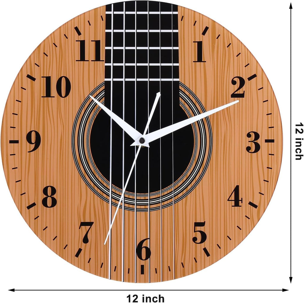 Battery Operated Wood Wall Clock — 12" - View 5