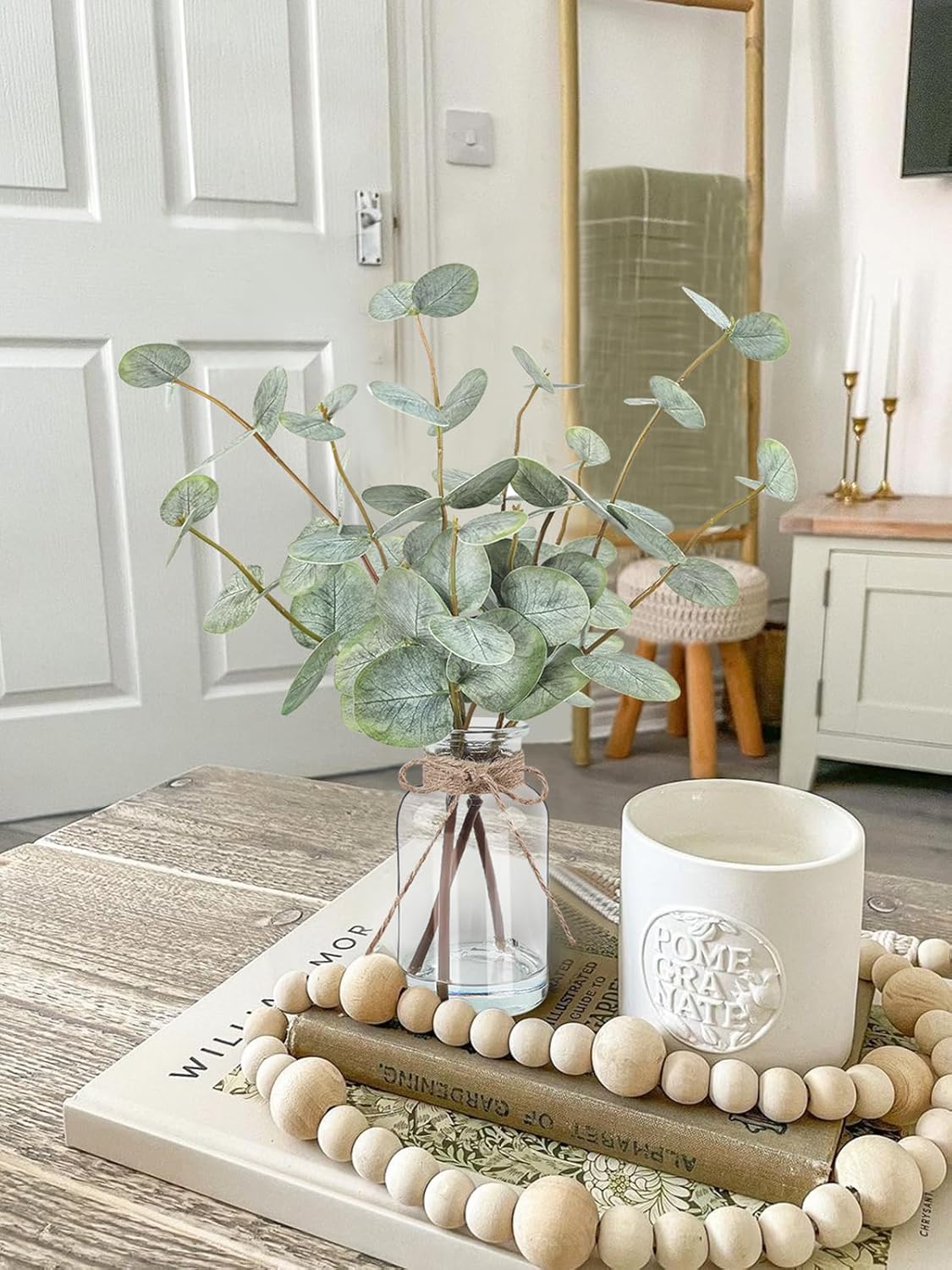 Farmhouse Beige Artificial Plant — 13.5" - View 8