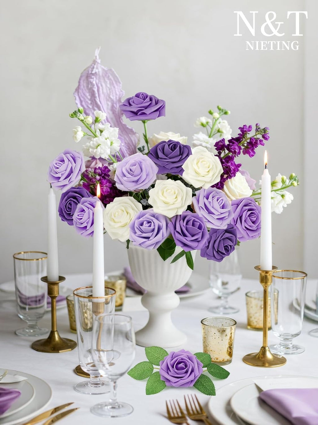 Beige Artificial Flowers - View 5