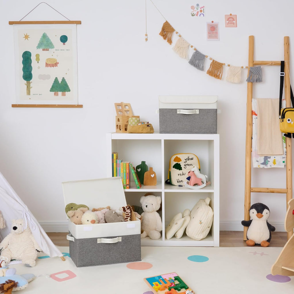 Beige Storage Bin - View 5