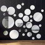 Round Glass Wall Mirror — 6" - View 5