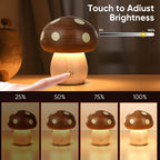 Cordless Wood Bedside Lamp - View 4