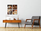 Modern Fabric Canvas Wall Art — 12" - View 4