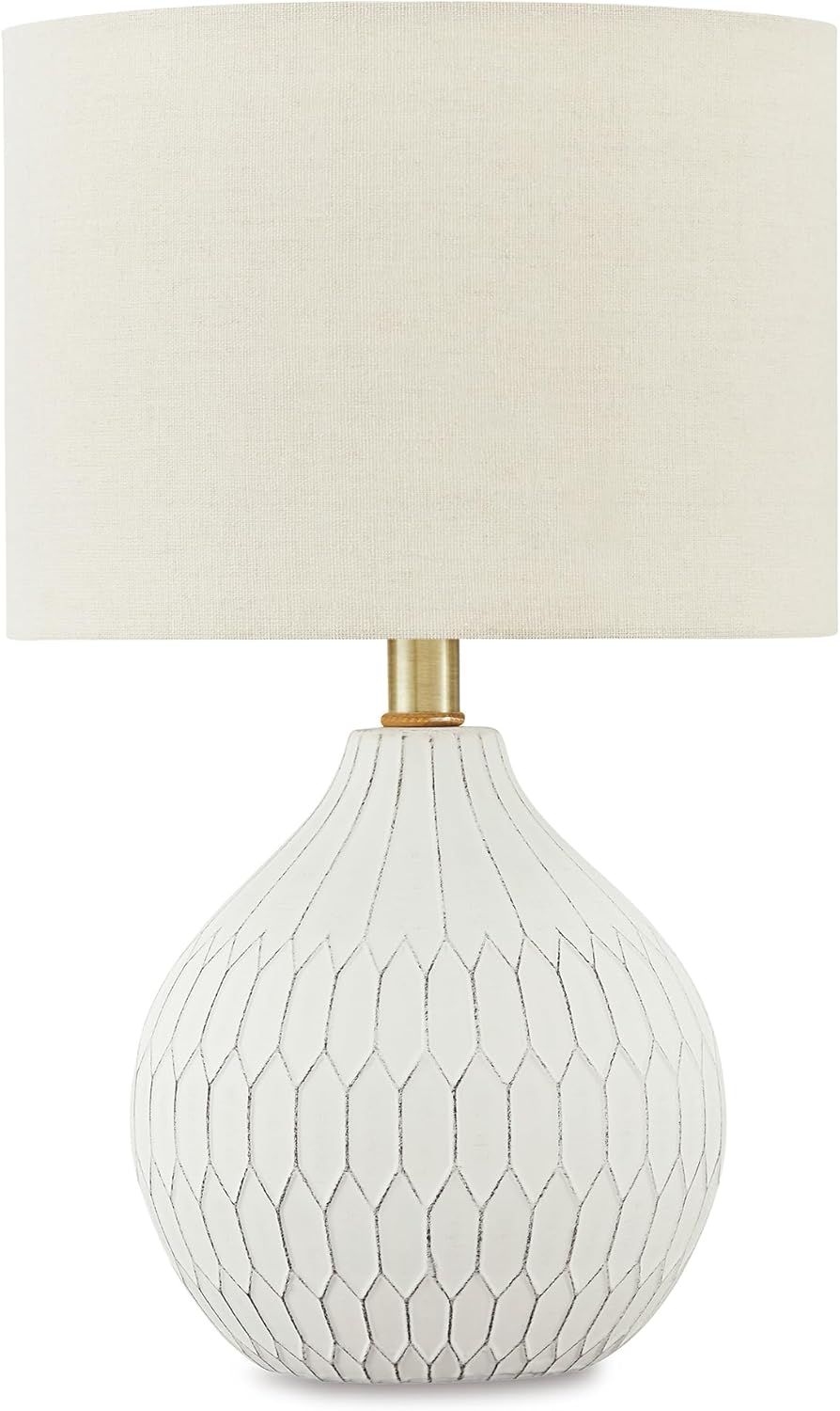 White Table Lamp — 11" — White