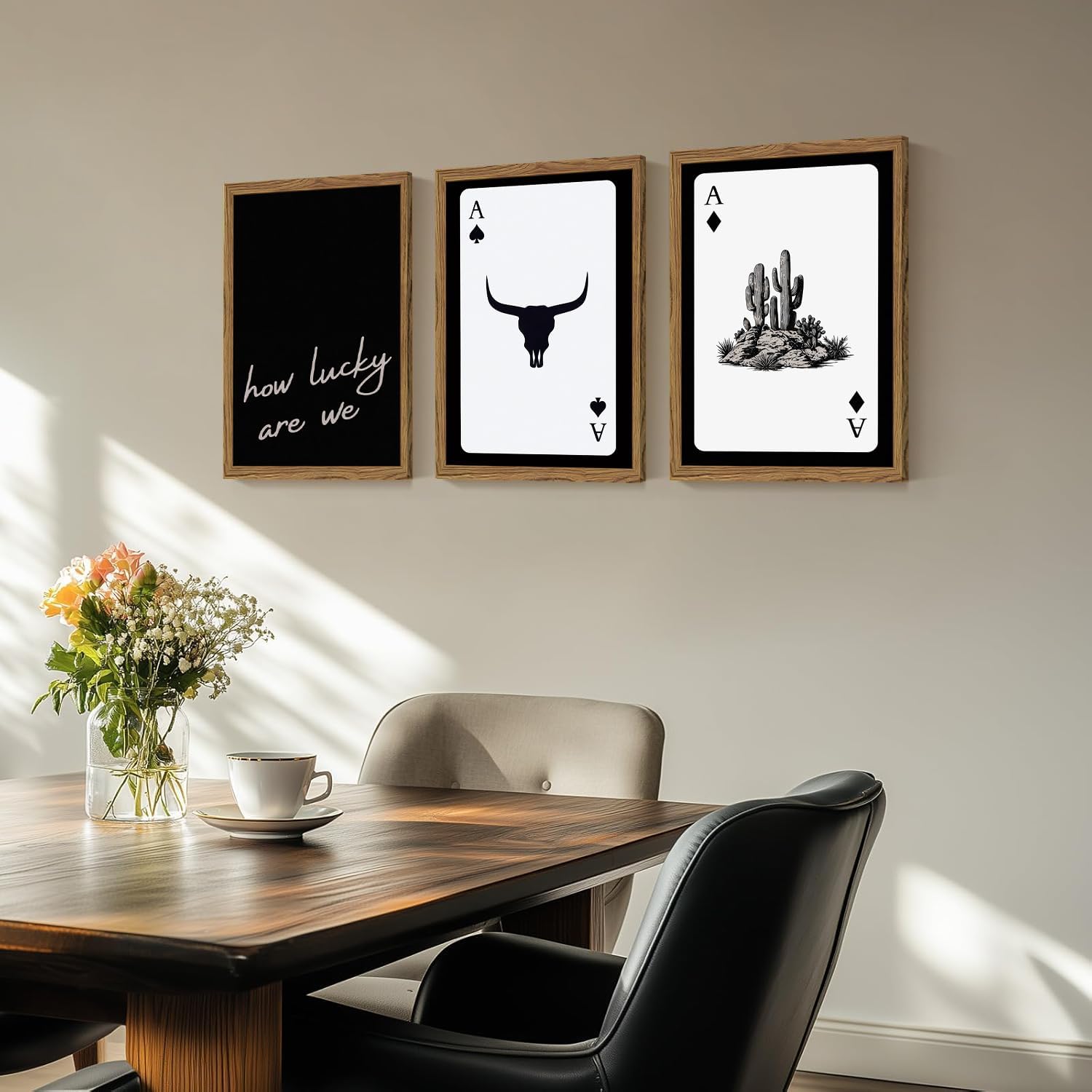 Framed Black Wall Decor — 16" - View 4