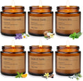 Scented Green Candle — Chamomile/Eucalyptus Mint