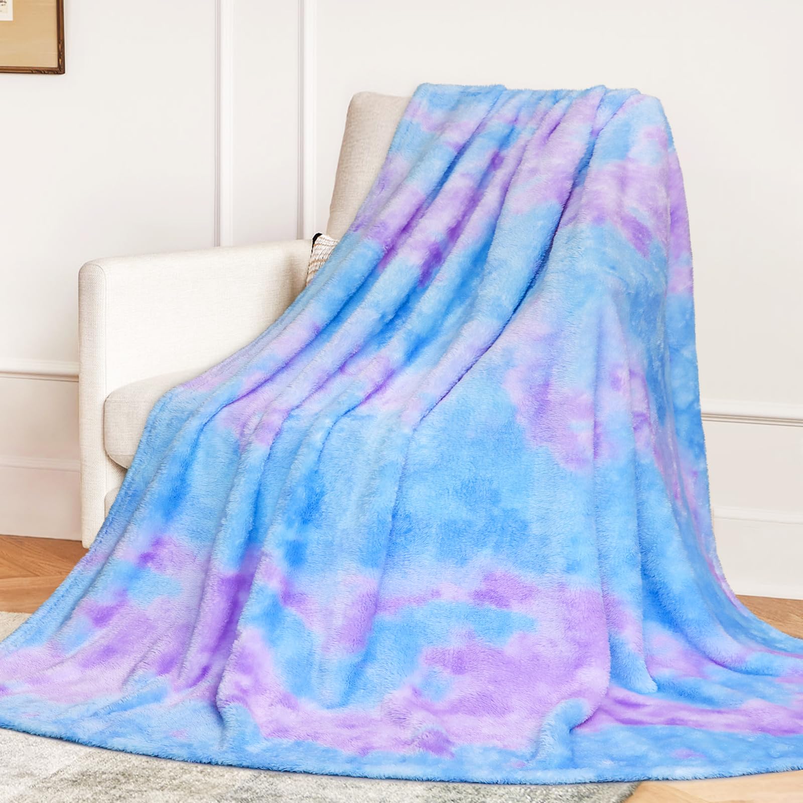 Blue Throw Pillow — 50"