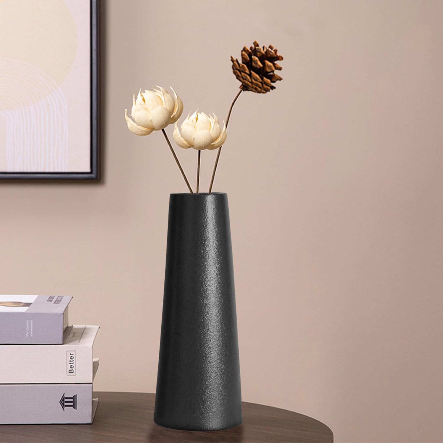 Farmhouse Beige Vase — 5" - View 5