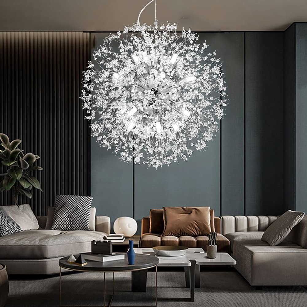 Luxe Gold Chandelier — 9-Light — 16Lights