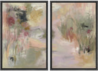 Framed Modern Fabric Wall Art — 24"
