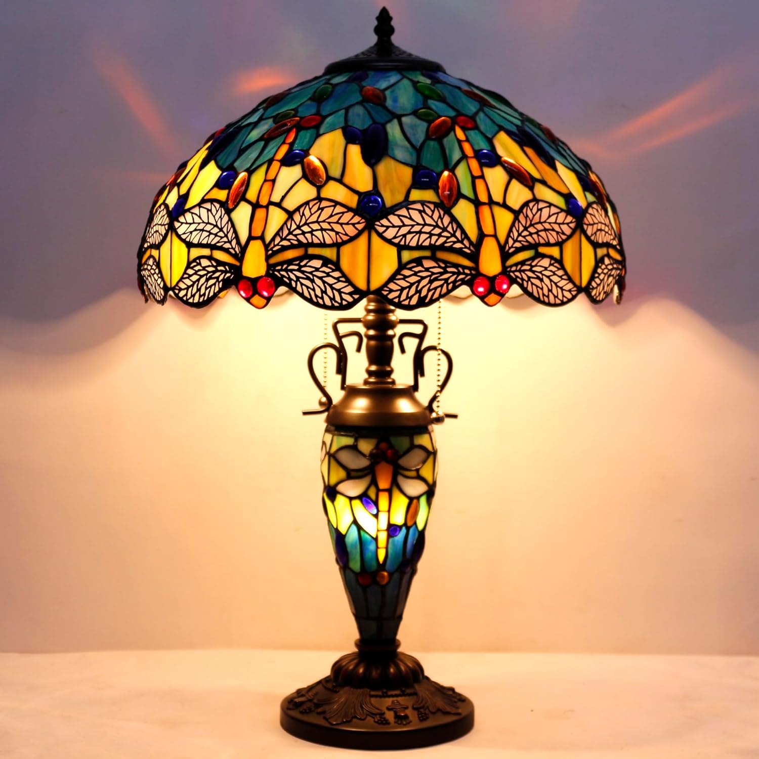 Glass Table Lamp — 24" - View 3