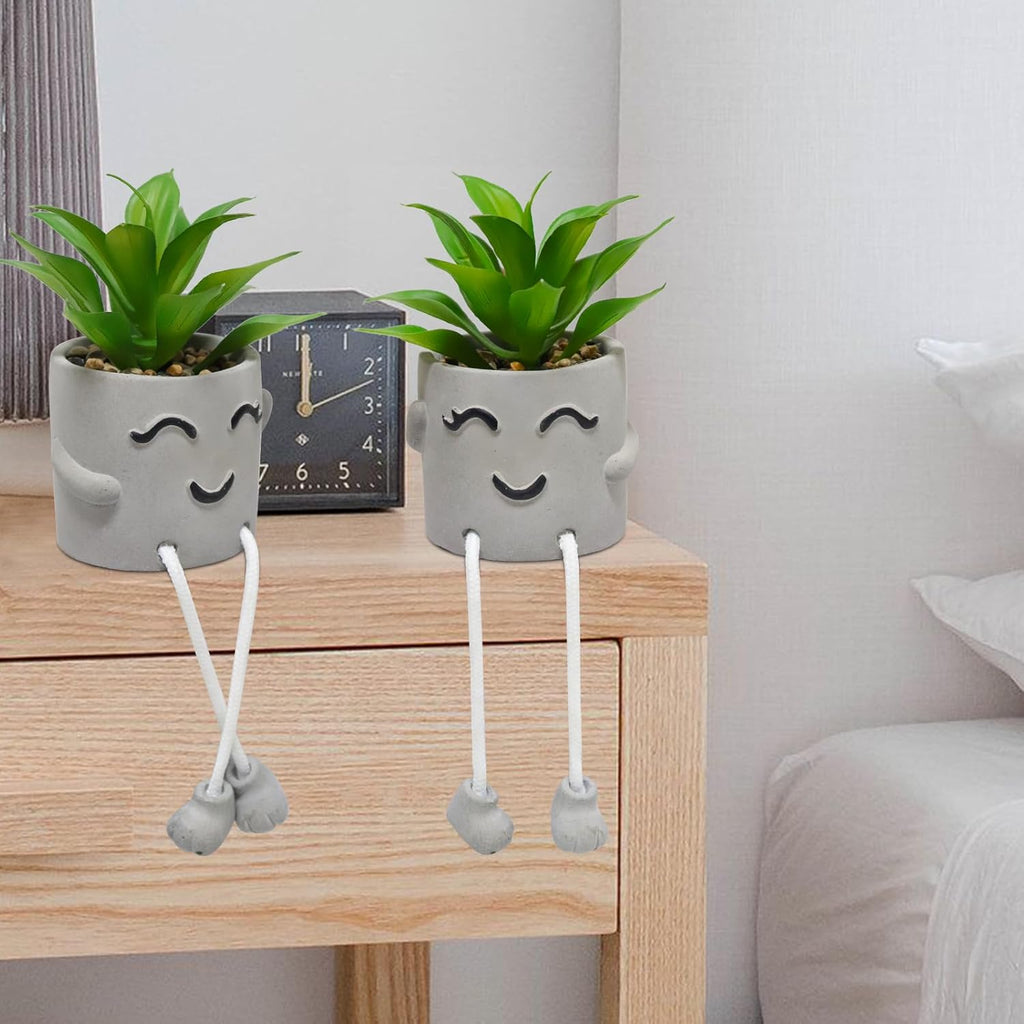 Grey Faux Plant - View 2
