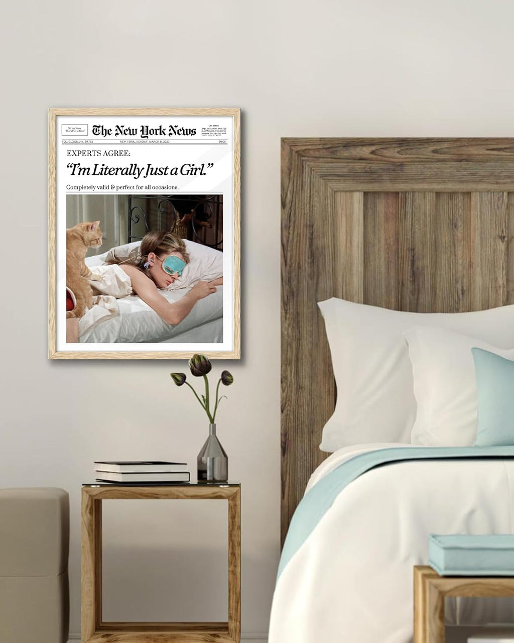 Framed Mid-Century Brown Canvas Wall Art — 16" - View 8