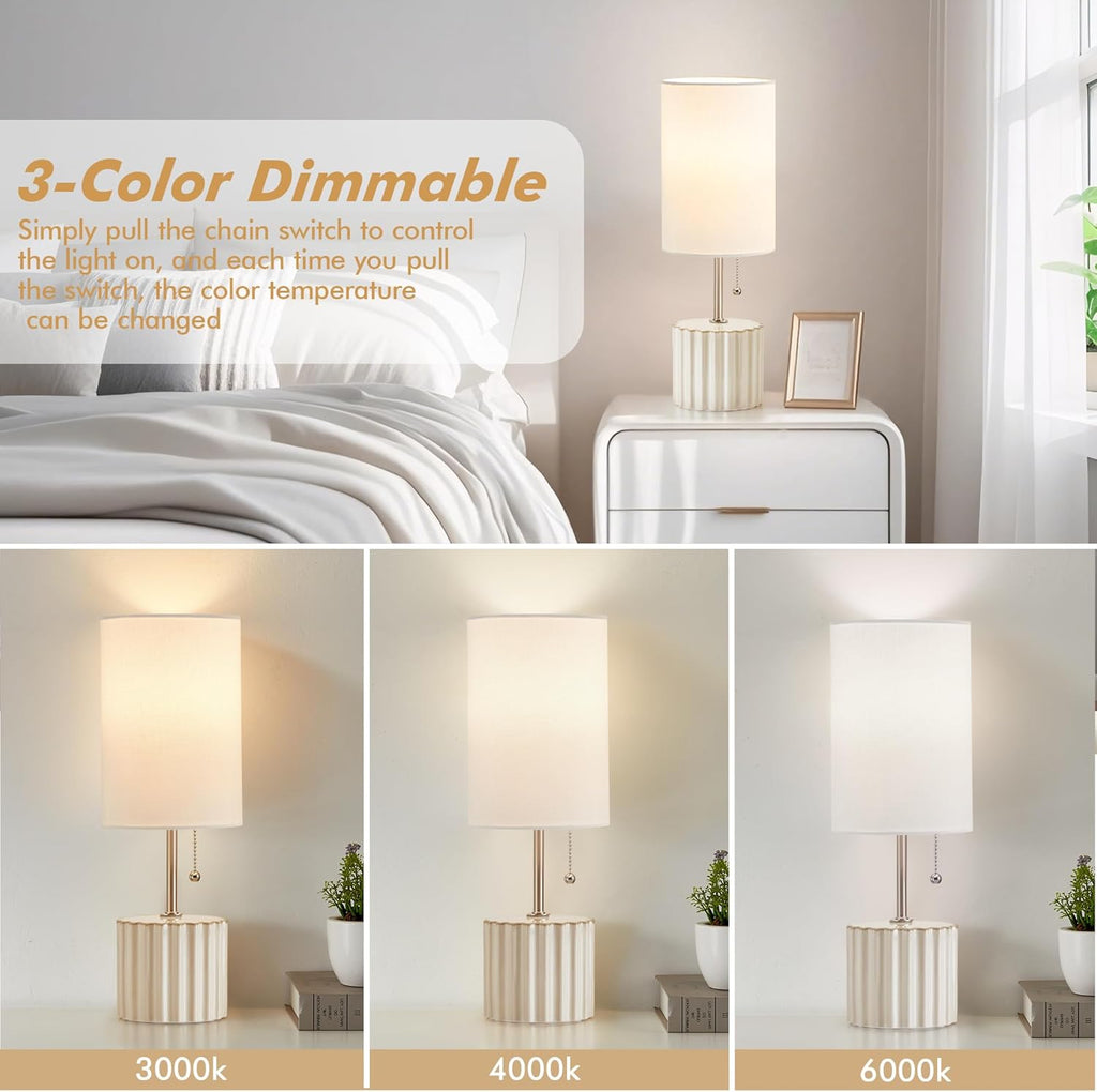 Adjustable Blue Nightstand Lamp — Set of 2 - View 4