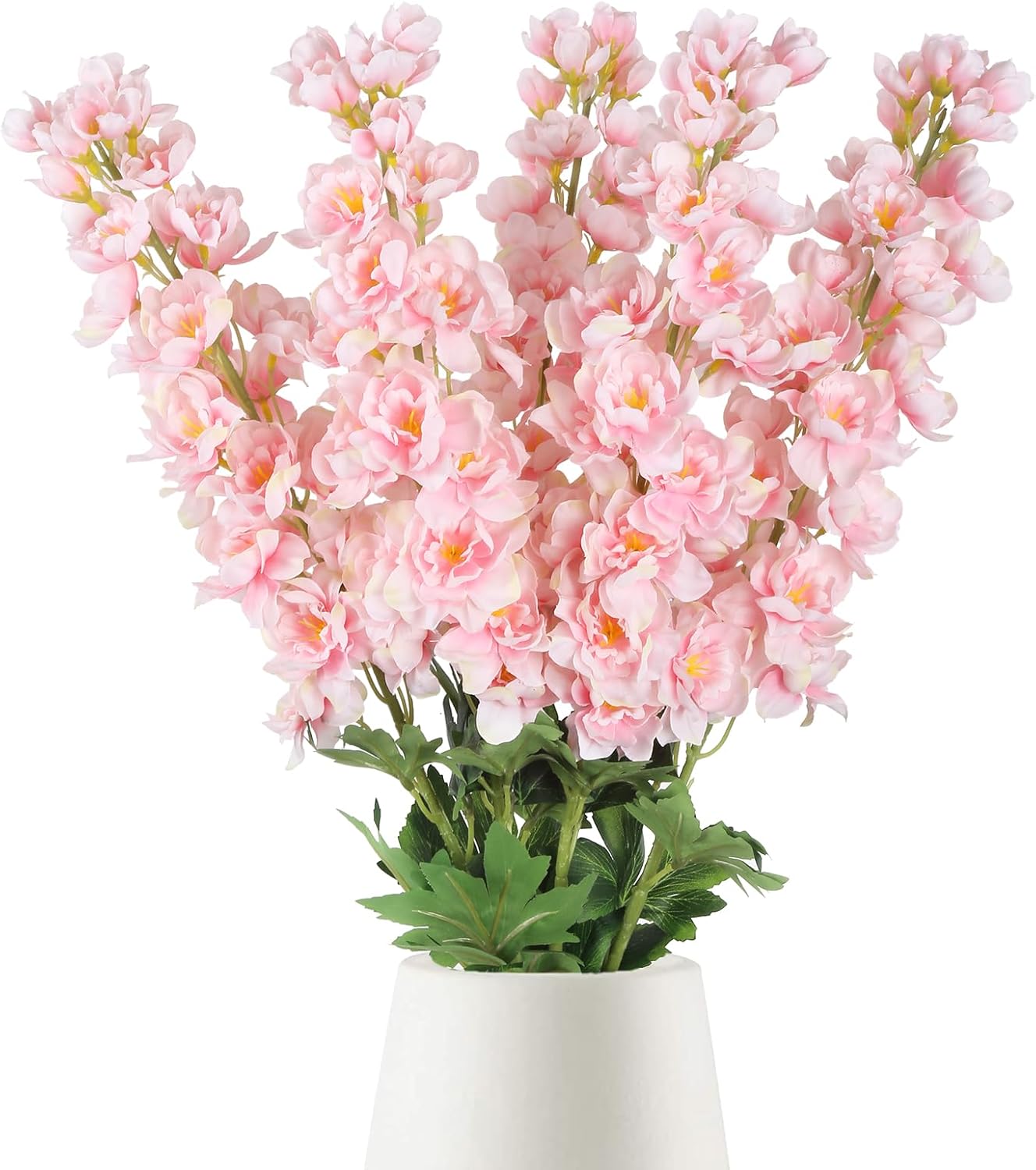 Blue Artificial Flowers — 39" — Light Pink