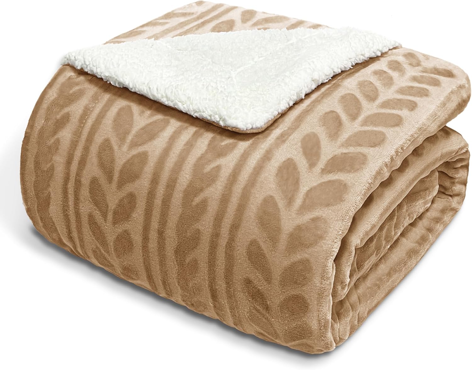 Velvet Luxe Black Throw Pillow — 50" — Camel