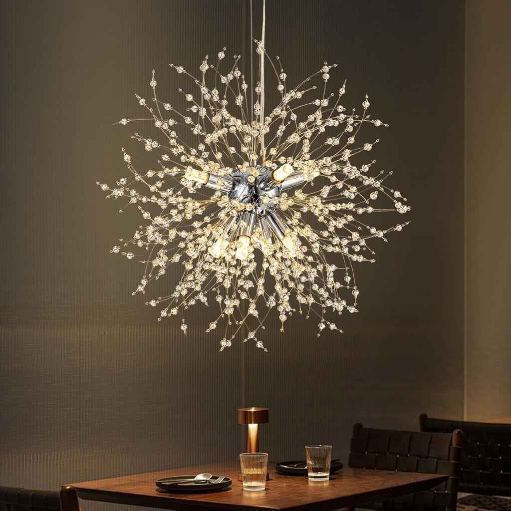 Luxe Gold Chandelier — 8-Light - View 8