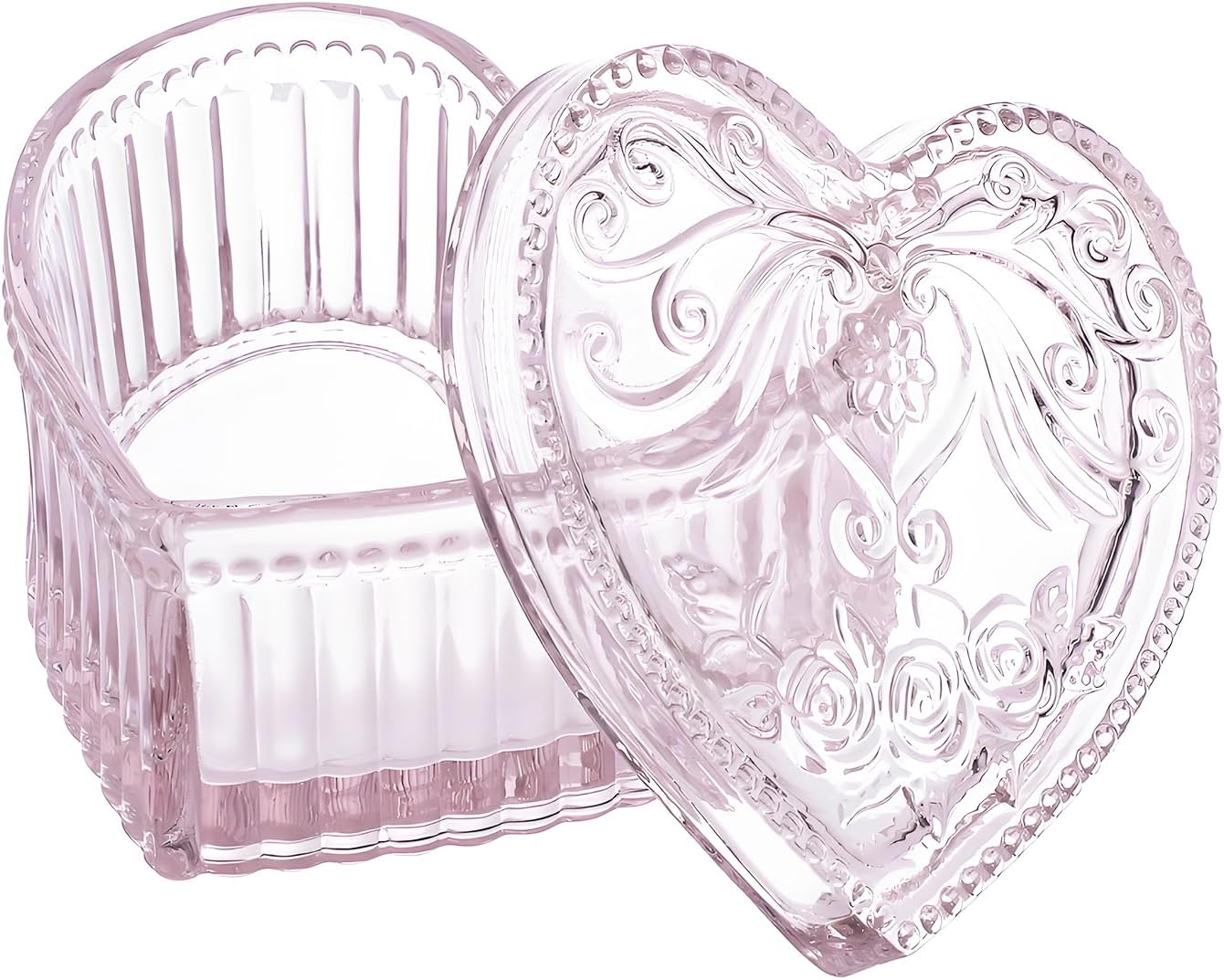 Luxe Brown Storage Basket — Pink