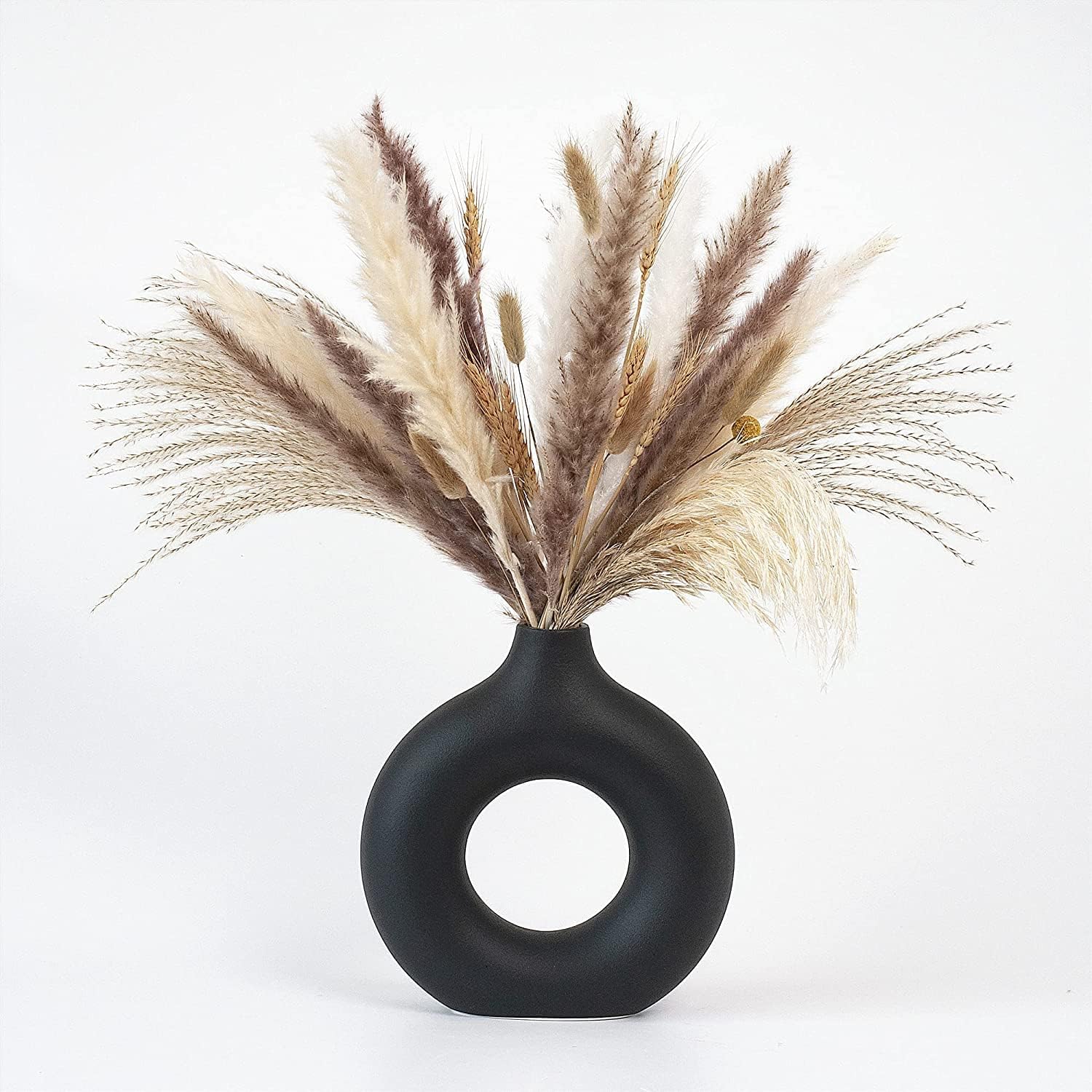 Boho Black Vase — Medium (1-Piece)