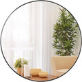 Metal Round Mirror — 24" — 36"L x 36"W