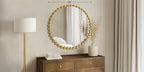 Luxe Black Round Mirror — 36" - View 2
