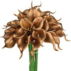 Blue Artificial Plant — Gold